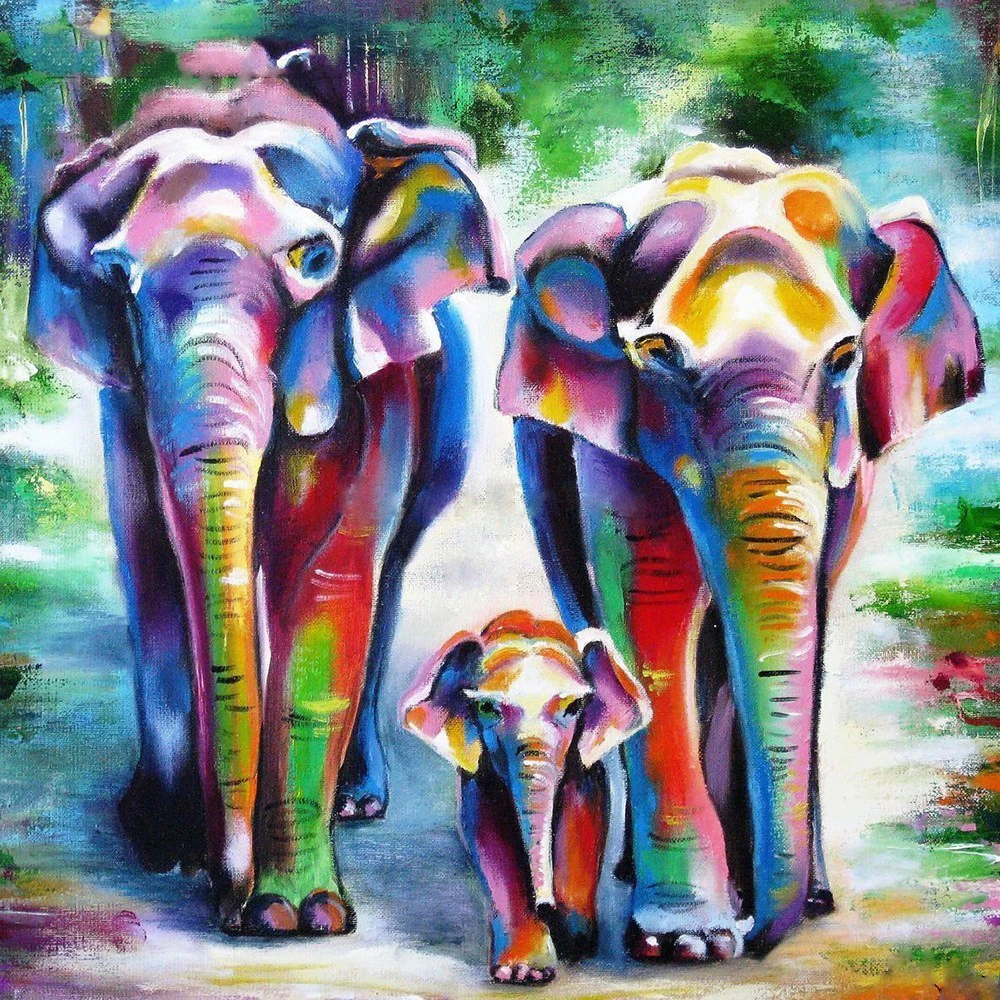 5D Diy Diamond Painting Cross Stitch full Square Round Diamond Embroidery Color elephant picture for wall room Decor H926
5D Diy Diamond Painting Cross Stitch full Square Round Diamond Embroidery Color elephant picture for wall room Decor H926
