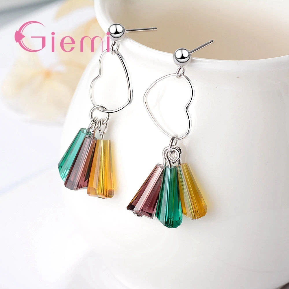 Lovely Valentine's Day Gifts For Lover Romantic Heart Design with Special Crystals 925 Sterling Silver Women Drop Earrings
Lovely Valentine's Day Gifts For Lover Romantic Heart Design with Special Crystals 925 Sterling Silver Women Drop Earrings