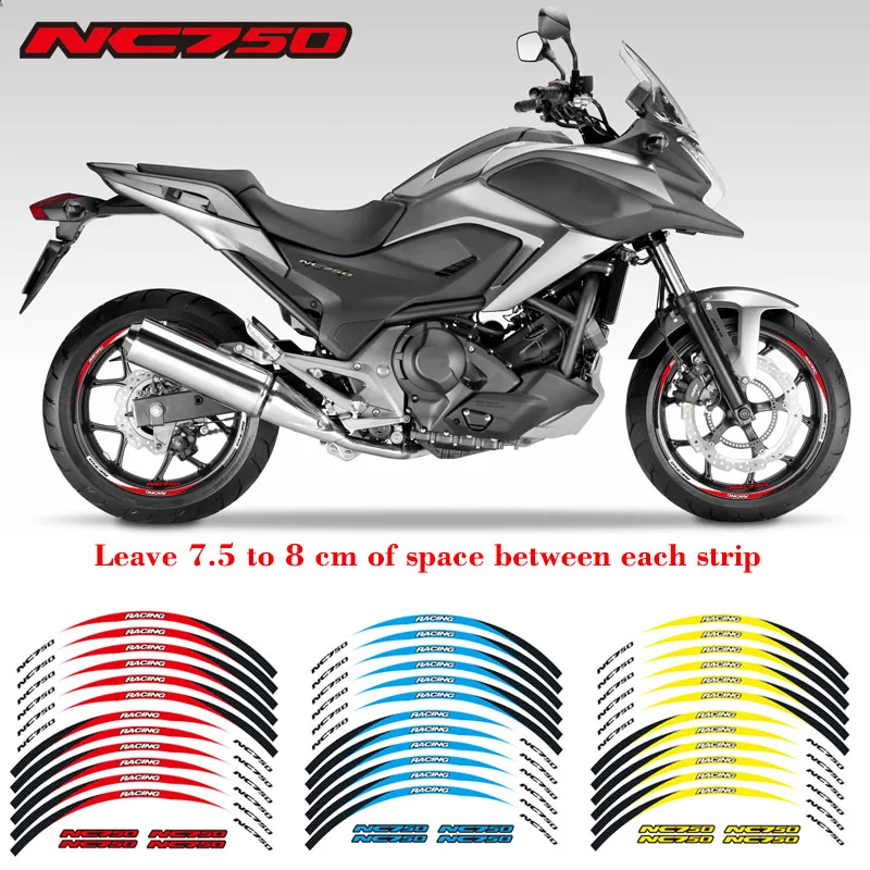 High quality Motorcycle front&Rear Edge Outer Rim Sticker Wheel Decals Reflective waterproof 17inch stickers For Honda NC750
High quality Motorcycle front&Rear Edge Outer Rim Sticker Wheel Decals Reflective waterproof 17inch stickers For Honda NC750