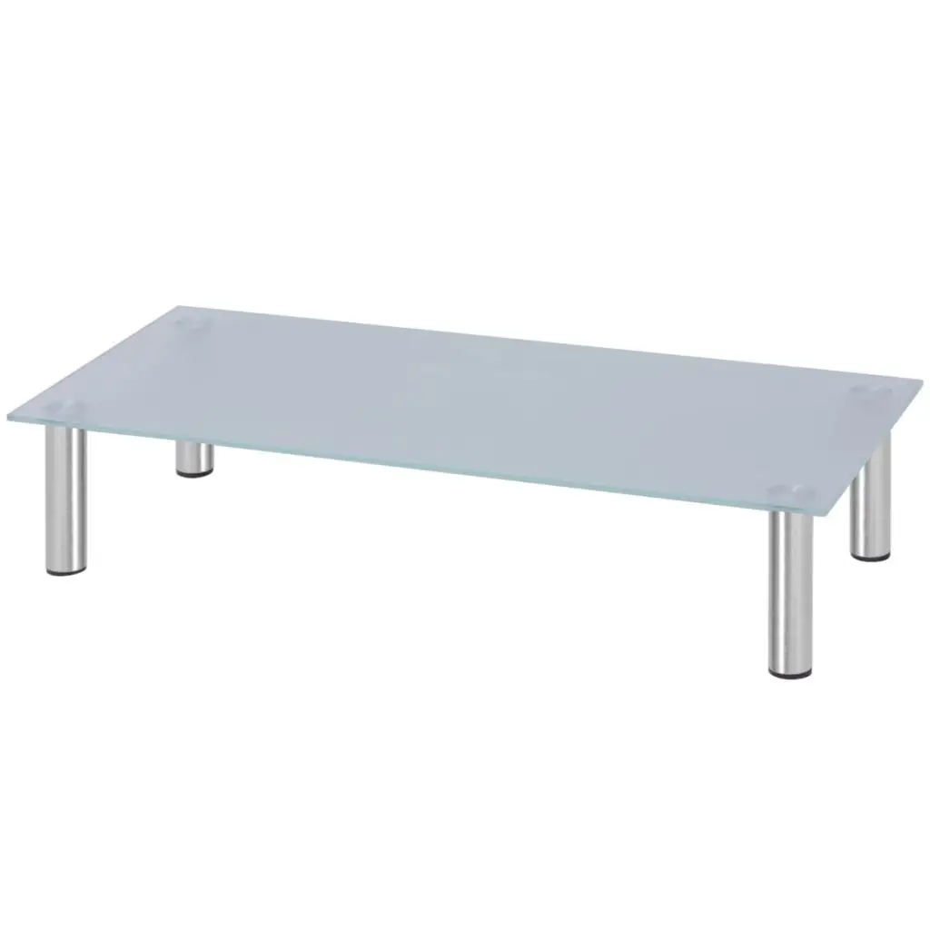 VidaXL монитор стояка/ТВ стенд 31 5 "х 13 8" х 6 7 "Стекло белый|tv stand|tv risertv stand glass |