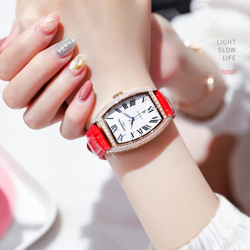 Genuine Carnival Watch Lady Mechanical Watch Fashion Trend Waterproof Diamond Leather Brand Women's Watch 2019 New
Genuine Carnival Watch Lady Mechanical Watch Fashion Trend Waterproof Diamond Leather Brand Women's Watch 2019 New