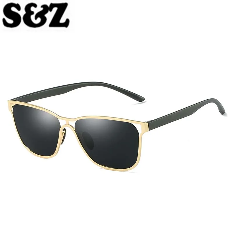 Men's Polarized Sunglasses Aluminum Alloy Frame Metal Hollow Sunglasses Polarizing Mirror UV Protection Driver Driving Goggles
Men's Polarized Sunglasses Aluminum Alloy Frame Metal Hollow Sunglasses Polarizing Mirror UV Protection Driver Driving Goggles