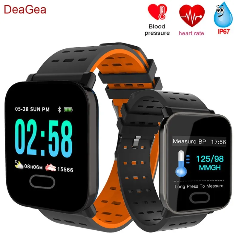 M20 Цвет Экран gps Smartwatch сердечного ритма крови Давление монитор Смарт Браслет IP67