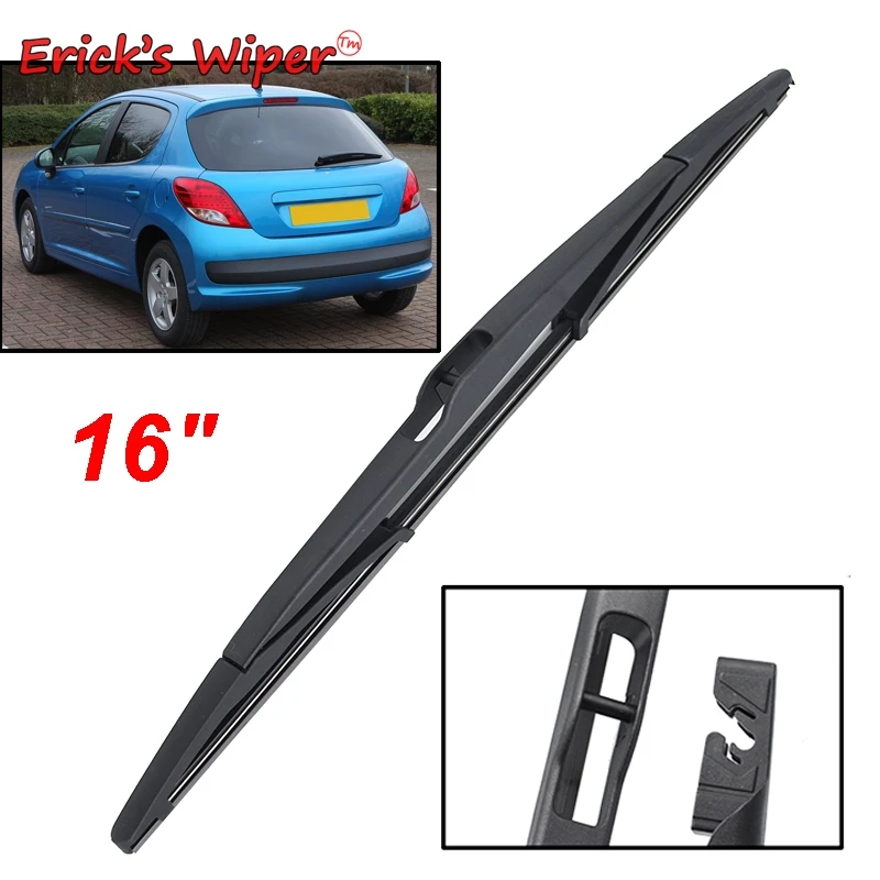 Щетка стеклоочистителя Erick's 16 дюймов для Peugeot 207 хэтчбек 2006-2012, лобовое стекло, заднее стекло
Щетка стеклоочистителя Erick's 16 дюймов для Peugeot 207 хэтчбек 2006-2012, лобовое стекло, заднее стекло
