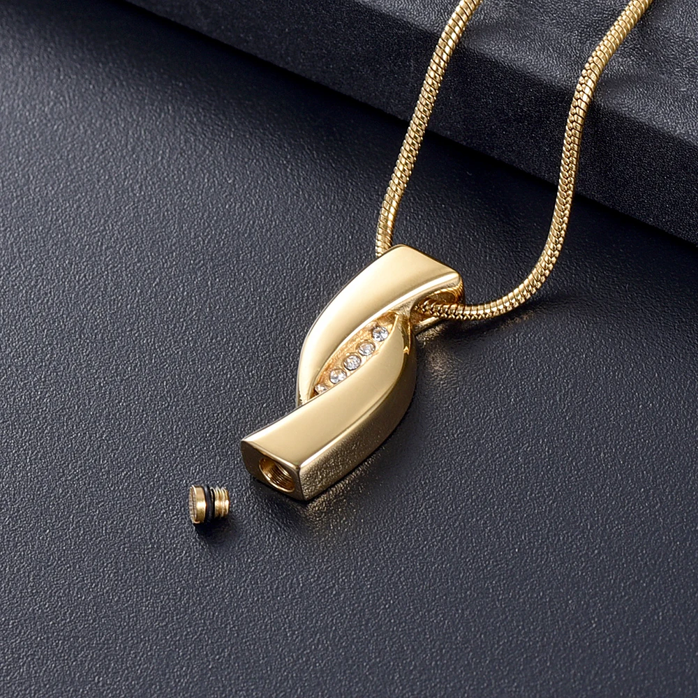 IJD12838 Stainless Steel Jewelry with Clear Crystal Infinite Memorial Urn Necklace to hold cremation ashes for loved
IJD12838 Stainless Steel Jewelry with Clear Crystal Infinite Memorial Urn Necklace to hold cremation ashes for loved