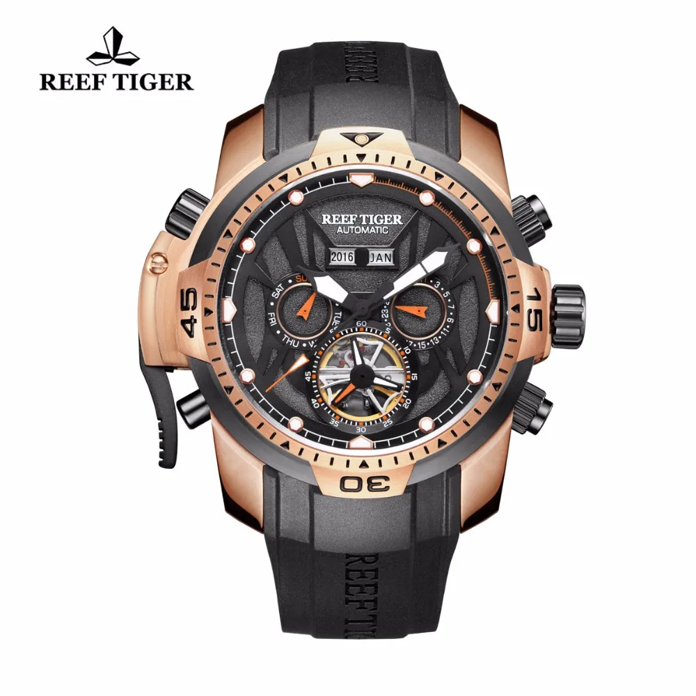 Reef Tiger Mens Watches Top Brand Luxury Sport Watches Tourbillon Perpetual Calendar Automatic Watches Waterproof RGA3532
Reef Tiger Mens Watches Top Brand Luxury Sport Watches Tourbillon Perpetual Calendar Automatic Watches Waterproof RGA3532