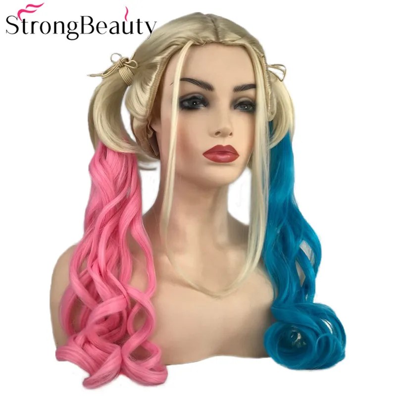 StrongBeauty Cosplay Wig with Two Ponytail Pink and Blue Ponytail Long Curly Synthetic Hair Women Party Cosplay Wig
StrongBeauty Cosplay Wig with Two Ponytail Pink and Blue Ponytail Long Curly Synthetic Hair Women Party Cosplay Wig