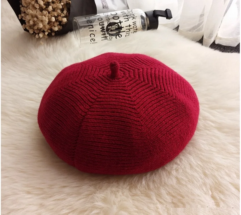 Winter women solid soft comfortable knitted berets hat Fashion wool cotton casual Female warm caps casquette
Winter women solid soft comfortable knitted berets hat Fashion wool cotton casual Female warm caps casquette