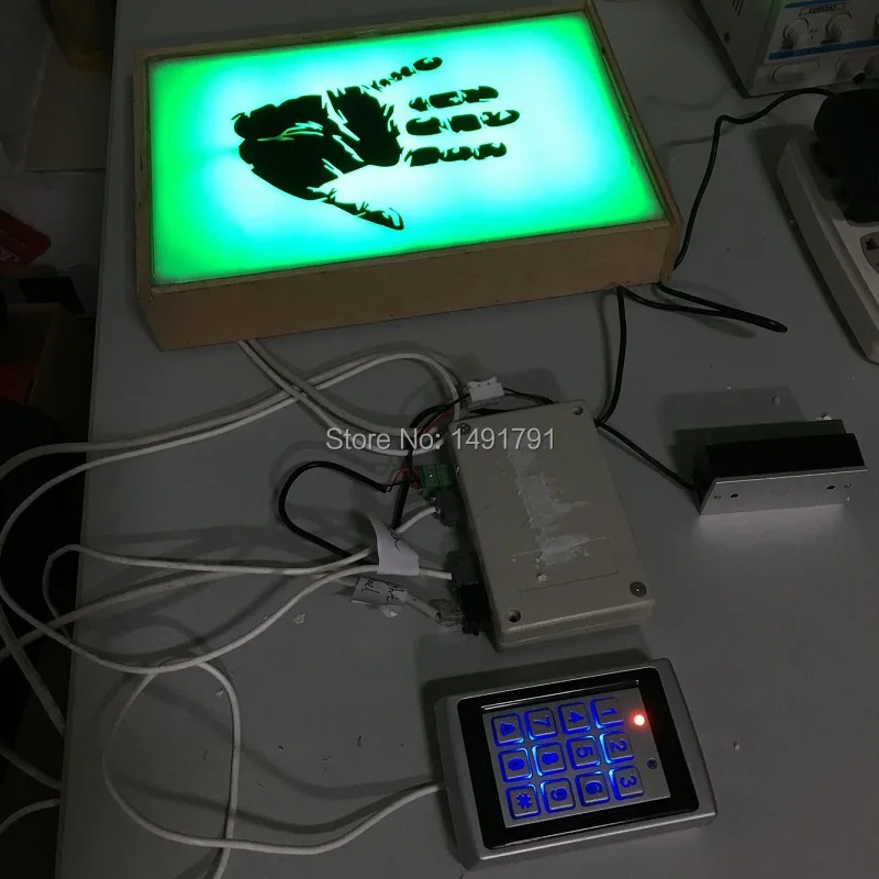 Сканер Palmprint реквизит реальная жизнь комната бег таинственная дверь игра|game game|game