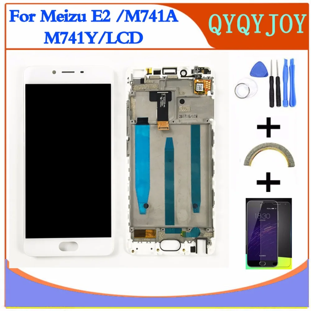 For Meizu Meilan E2 LCD Display+Touch Screen Assembly Repair Parts M741A M741Y Replacement Accessories+Tools +Adhesive
For Meizu Meilan E2 LCD Display+Touch Screen Assembly Repair Parts M741A M741Y Replacement Accessories+Tools +Adhesive