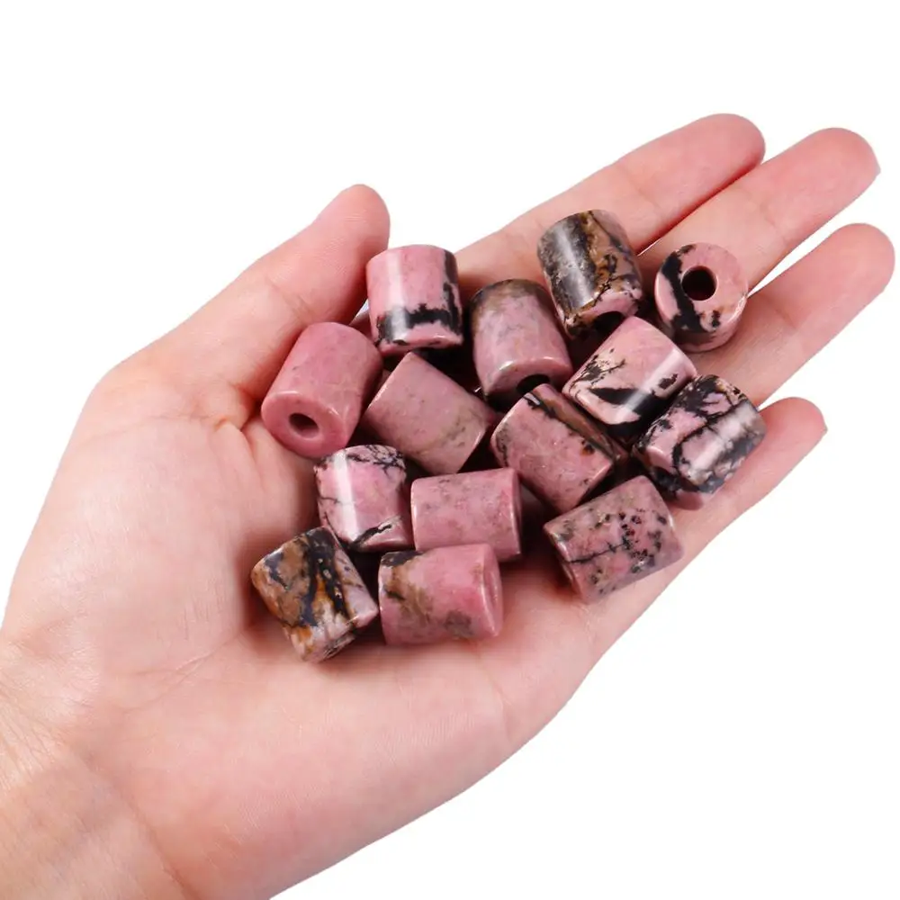 TUMBEELLUWA 1Lot(10Pc) Crystal Stone Cylinder Shape Large Hole (5mm) Loose Charms European Bead fits Bracelet , Jewelry Makings
TUMBEELLUWA 1Lot(10Pc) Crystal Stone Cylinder Shape Large Hole (5mm) Loose Charms European Bead fits Bracelet , Jewelry Makings