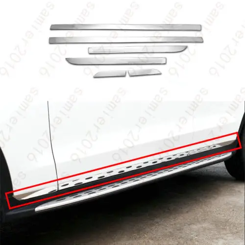 6x Steel Out Body Side Molding cover trim For Mercedes-Benz GLC Class X205 2016 2017
6x Steel Out Body Side Molding cover trim For Mercedes-Benz GLC Class X205 2016 2017