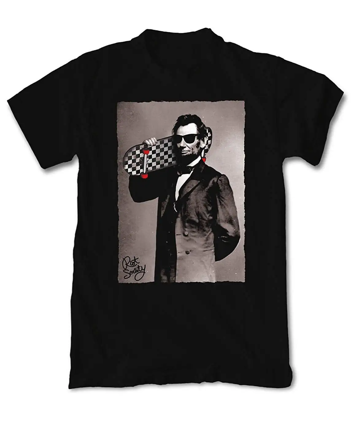 Riot Society Abe Skate Boys Tee Mens Tops Cool O Neck T-Shirt Top Tee Brand Cotton Men Clothing Male Slim Fit T-Shirt
Riot Society Abe Skate Boys Tee Mens Tops Cool O Neck T-Shirt Top Tee Brand Cotton Men Clothing Male Slim Fit T-Shirt