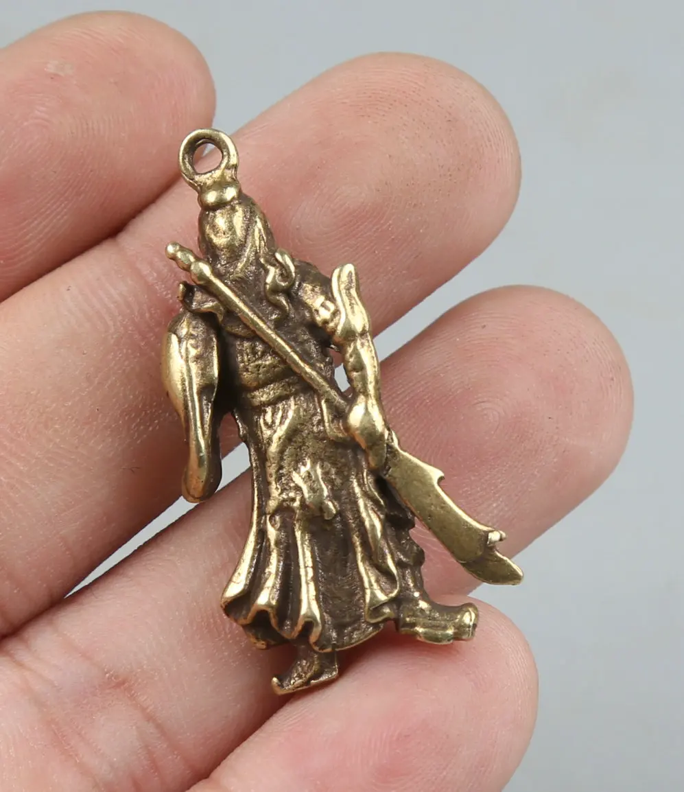 40MM/1.6"Collect Curio Rare Chinese Fengshui Small Bronze Exquisite Guan Gong Yu Warrior God Pendant Mini Statue Statuary 14g
40MM/1.6"Collect Curio Rare Chinese Fengshui Small Bronze Exquisite Guan Gong Yu Warrior God Pendant Mini Statue Statuary 14g