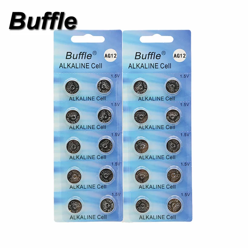 Щелочные батарейки Buffle AG12, 1,5 в, 100 мА ч, 50 шт./5 упаковок, LR43, AG12, SR43, 260, 386, литиевые, кнопочные
Щелочные батарейки Buffle AG12, 1,5 в, 100 мА ч, 50 шт./5 упаковок, LR43, AG12, SR43, 260, 386, литиевые, кнопочные