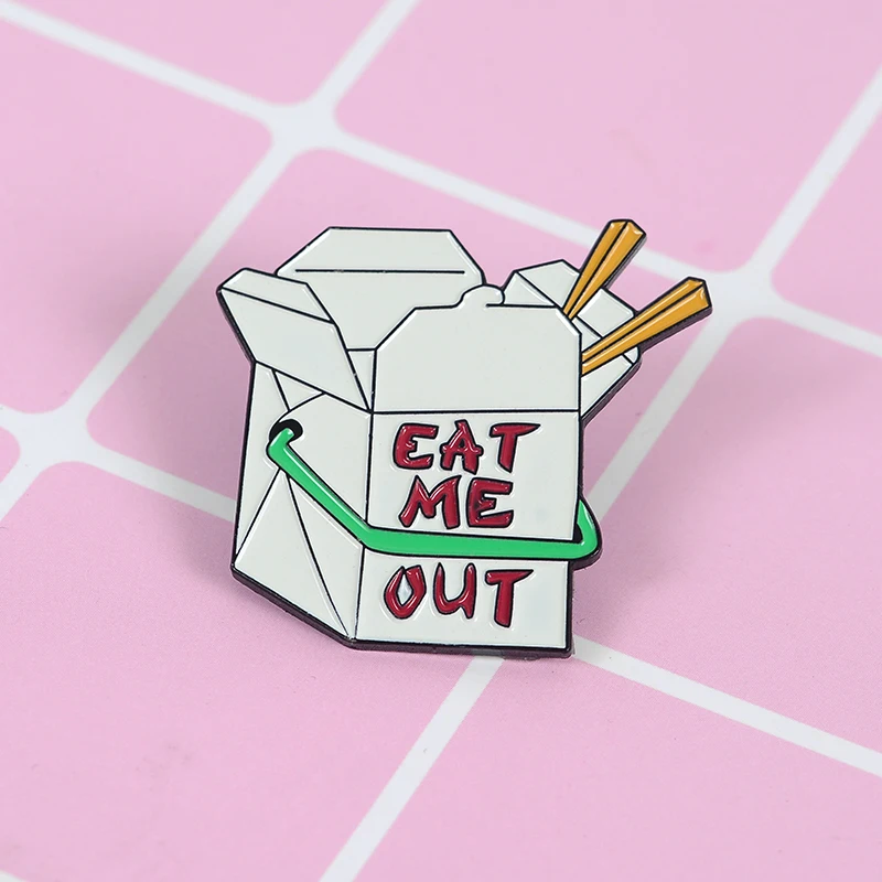 QIHE JEWELRY Take Out Box Enamel Pin Chinese Food Box Brooch Kawaii Pins Cute Badges Brooches Lapel pin for Men Women
QIHE JEWELRY Take Out Box Enamel Pin Chinese Food Box Brooch Kawaii Pins Cute Badges Brooches Lapel pin for Men Women