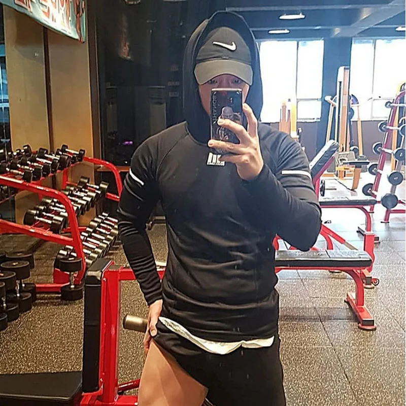 Running Jacket Men Fitness Hooded Long Sleeve Men Gym Training Sweatshirts Tight Hoodies Bodybuilding Men's Sportswear Tops
Running Jacket Men Fitness Hooded Long Sleeve Men Gym Training Sweatshirts Tight Hoodies Bodybuilding Men's Sportswear Tops