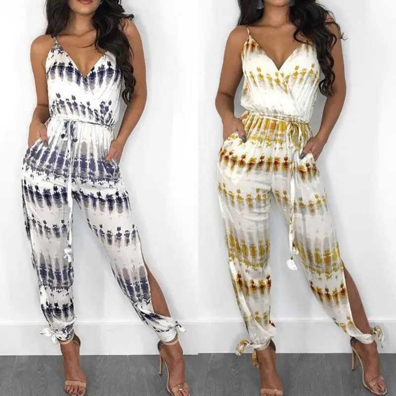 Women Jumpsuit Clubwear Playsuit Bodysuit Party Jumpsuit Sleeveless V neck Romper Chiffon Long Trousers
Women Jumpsuit Clubwear Playsuit Bodysuit Party Jumpsuit Sleeveless V neck Romper Chiffon Long Trousers