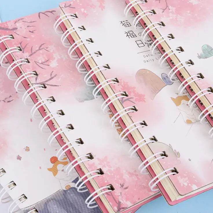 A6 Kawaii записная книжка в Корейском стиле ежедневник для девочек и детей