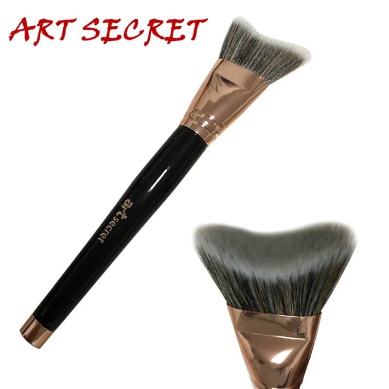 ArtSecret Профессиональная Кисть для макияжа и контура для основы, кудрявая форма, высококачественные синтетические волосы 18004
ArtSecret Профессиональная Кисть для макияжа и контура для основы, кудрявая форма, высококачественные синтетические волосы 18004