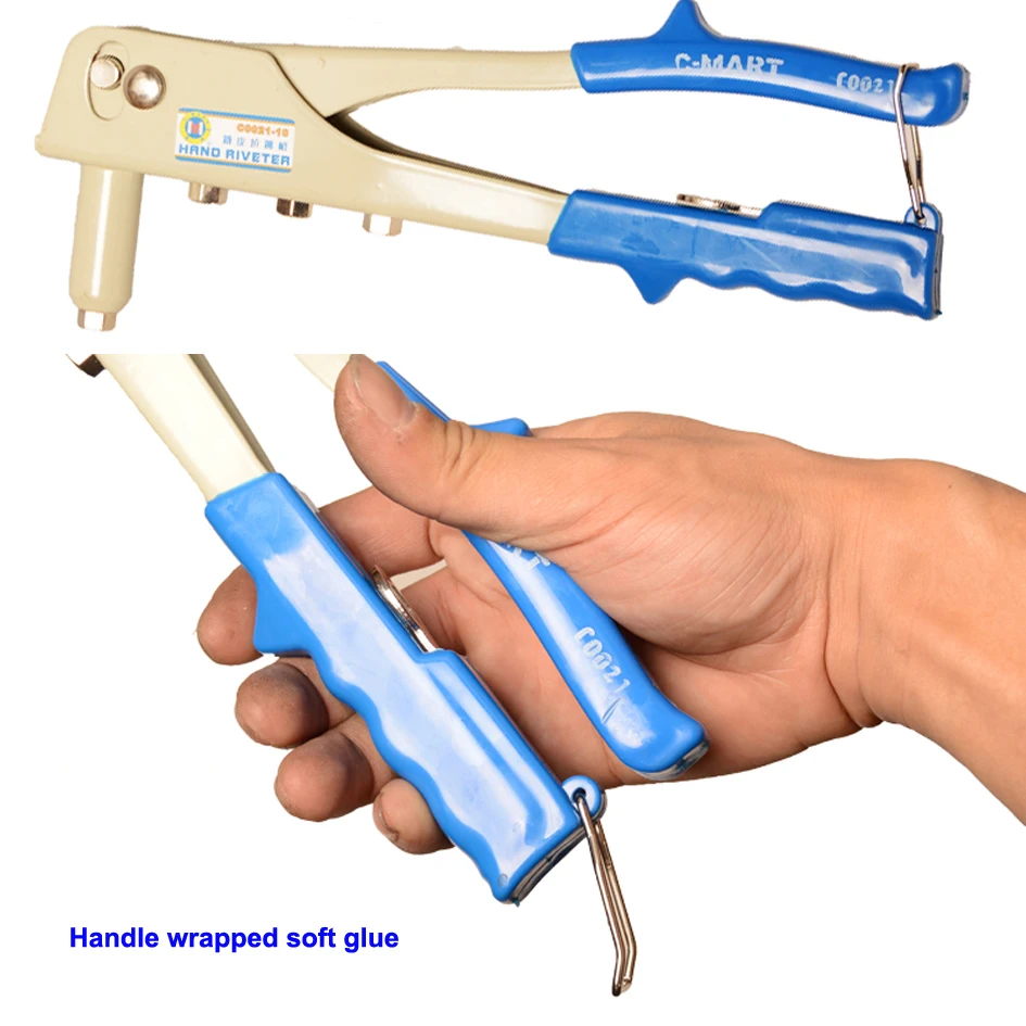 C-mart Hand Tools 10 Inch Metal Body Hand Riveter nail hitter rivet gun rivet device 2.4,3.2,4.0,4.8 Hand Riveter Double Handle
C-mart Hand Tools 10 Inch Metal Body Hand Riveter nail hitter rivet gun rivet device 2.4,3.2,4.0,4.8 Hand Riveter Double Handle