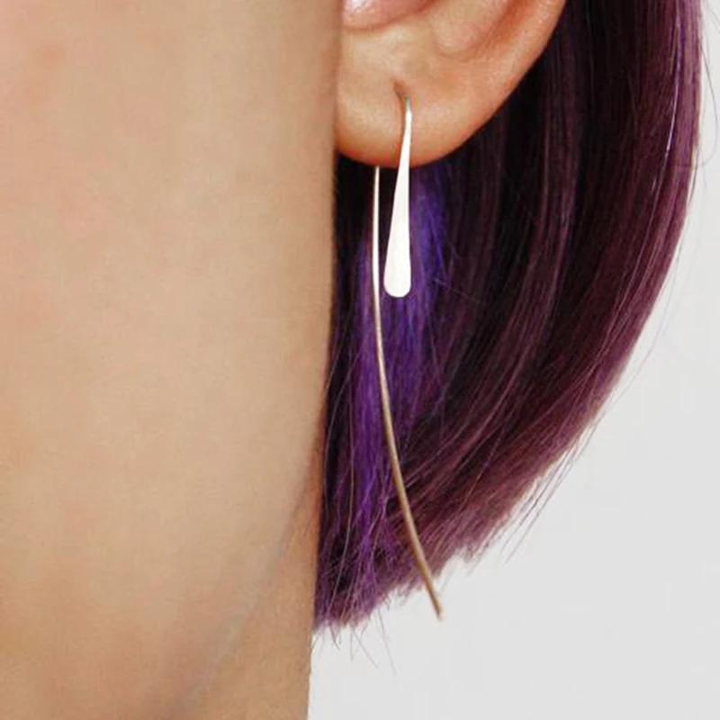 Handmade Long Bar Earrings Gold Filled/925 Silver Jewelry Vintage Jewelry Minimalist Brincos Oorbellen Earrings For Women
Handmade Long Bar Earrings Gold Filled/925 Silver Jewelry Vintage Jewelry Minimalist Brincos Oorbellen Earrings For Women