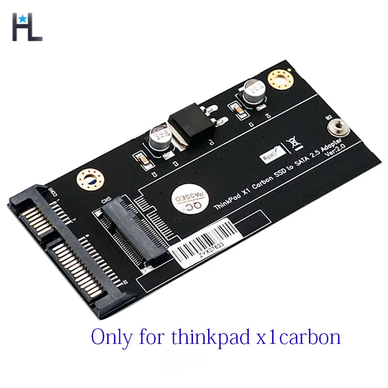 Ультрабук HL THINKPAD X1 Carbon Sandisk 20 + 6 Pin SSD на SATA адаптер только для Lenovo|Платы расширения|