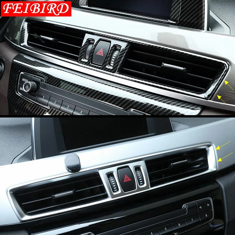 For BMW X1 F48 2016 2017 2018 2019 Auto Styling Middle Warning Lights / AC Air Conditioning Outlet Vent Panel Cover Trim
For BMW X1 F48 2016 2017 2018 2019 Auto Styling Middle Warning Lights / AC Air Conditioning Outlet Vent Panel Cover Trim