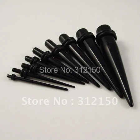 180PCS Free Shipping Wholesale NEW earring Black Ear Expander Ear Taper Stretchers Ear Plugs UV TOP Body Piercing Jewelry
180PCS Free Shipping Wholesale NEW earring Black Ear Expander Ear Taper Stretchers Ear Plugs UV TOP Body Piercing Jewelry