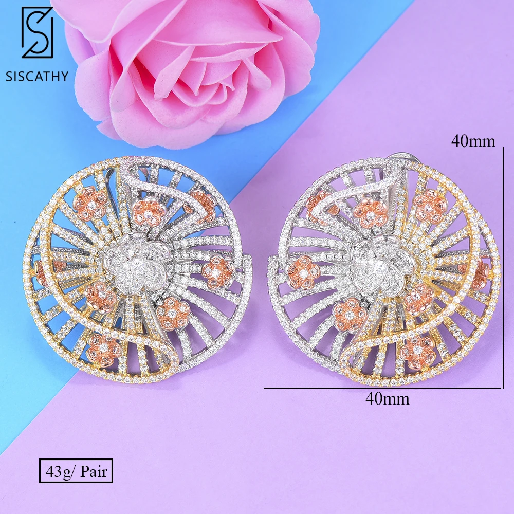 Siscathy 2020 New Design Trendy Hollow Women Stud Earring Big Round korean bohemian Statement Earrings Jewelry For Girls Gift
Siscathy 2020 New Design Trendy Hollow Women Stud Earring Big Round korean bohemian Statement Earrings Jewelry For Girls Gift