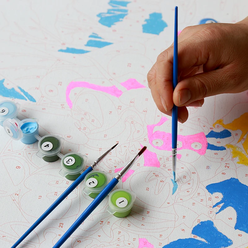 Frameless DIY oil painting Canvas acrylic paint wall painting from the digital Blooming peony unique gifts Home decoration 
Frameless DIY oil painting Canvas acrylic paint wall painting from the digital Blooming peony unique gifts Home decoration