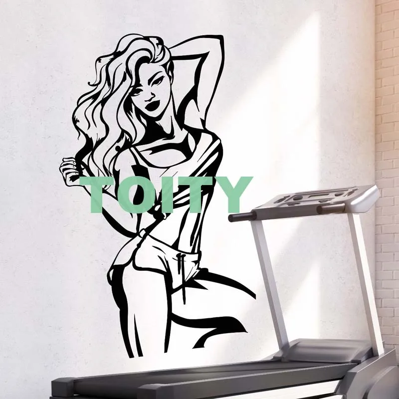 Vinyl Wall Decal Sexy Hot Sport Fitness Girl Gym Sticker Home Room Interior Decor Dorm Art Mural H89cm x W53cm/35"x 21"
Vinyl Wall Decal Sexy Hot Sport Fitness Girl Gym Sticker Home Room Interior Decor Dorm Art Mural H89cm x W53cm/35"x 21"