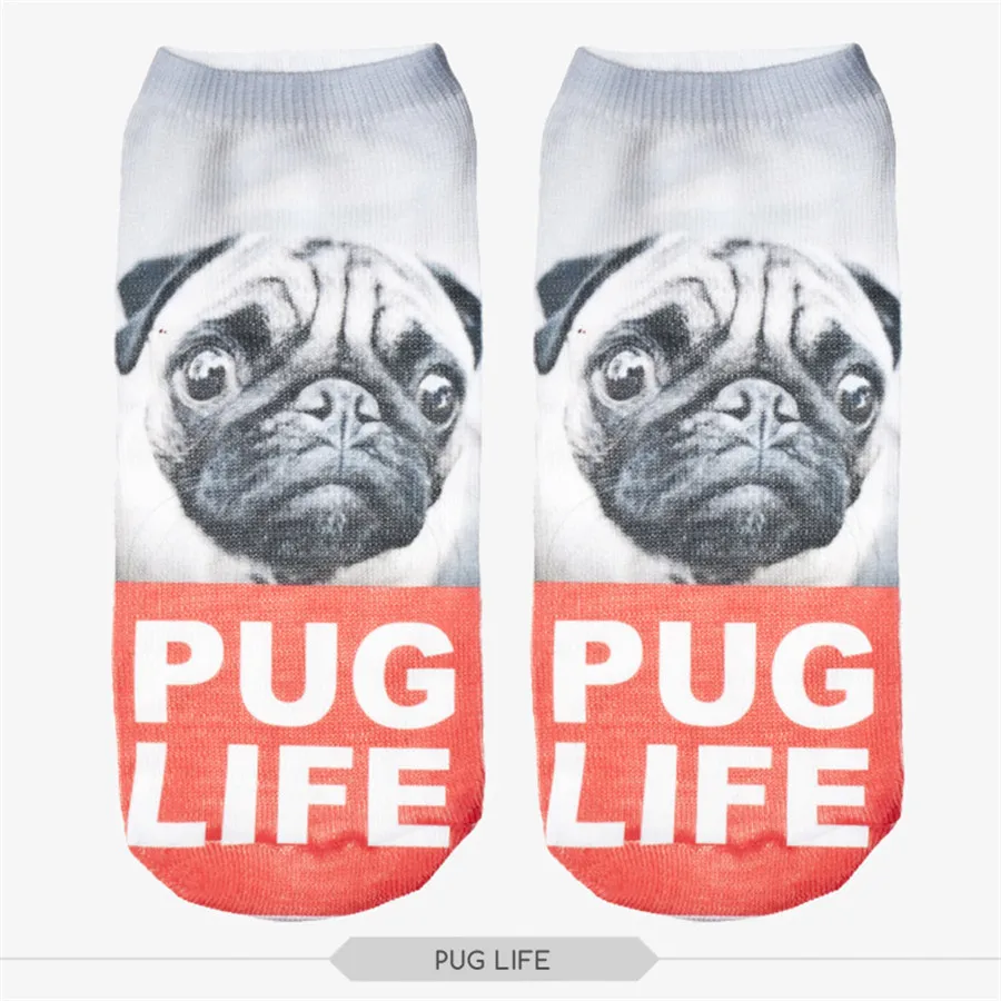 fashion 3D Print Animal pug life women Socks Casual cartoon socks unisex low cut ankle socks
fashion 3D Print Animal pug life women Socks Casual cartoon socks unisex low cut ankle socks