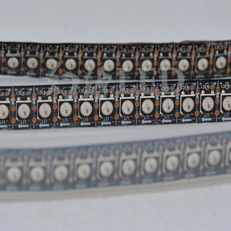 Individually Addressable 1m 5m WIFI TUYA Waterproof Ip67/30 5050 RGB 30 60 144 Led/m 5V WS2811 WS2812b Led Strip Black/white pcb
Individually Addressable 1m 5m WIFI TUYA Waterproof Ip67/30 5050 RGB 30 60 144 Led/m 5V WS2811 WS2812b Led Strip Black/white pcb