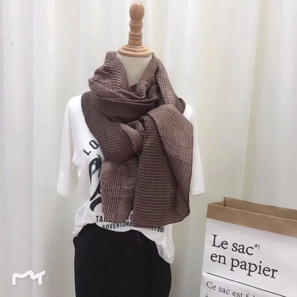 2019 Winter fashion,cotton scarf,Ripples Plain Cotton hijab,Muslim hijab,plaid cape,shawls and scarves,wrinkle patchwork shawls
2019 Winter fashion,cotton scarf,Ripples Plain Cotton hijab,Muslim hijab,plaid cape,shawls and scarves,wrinkle patchwork shawls