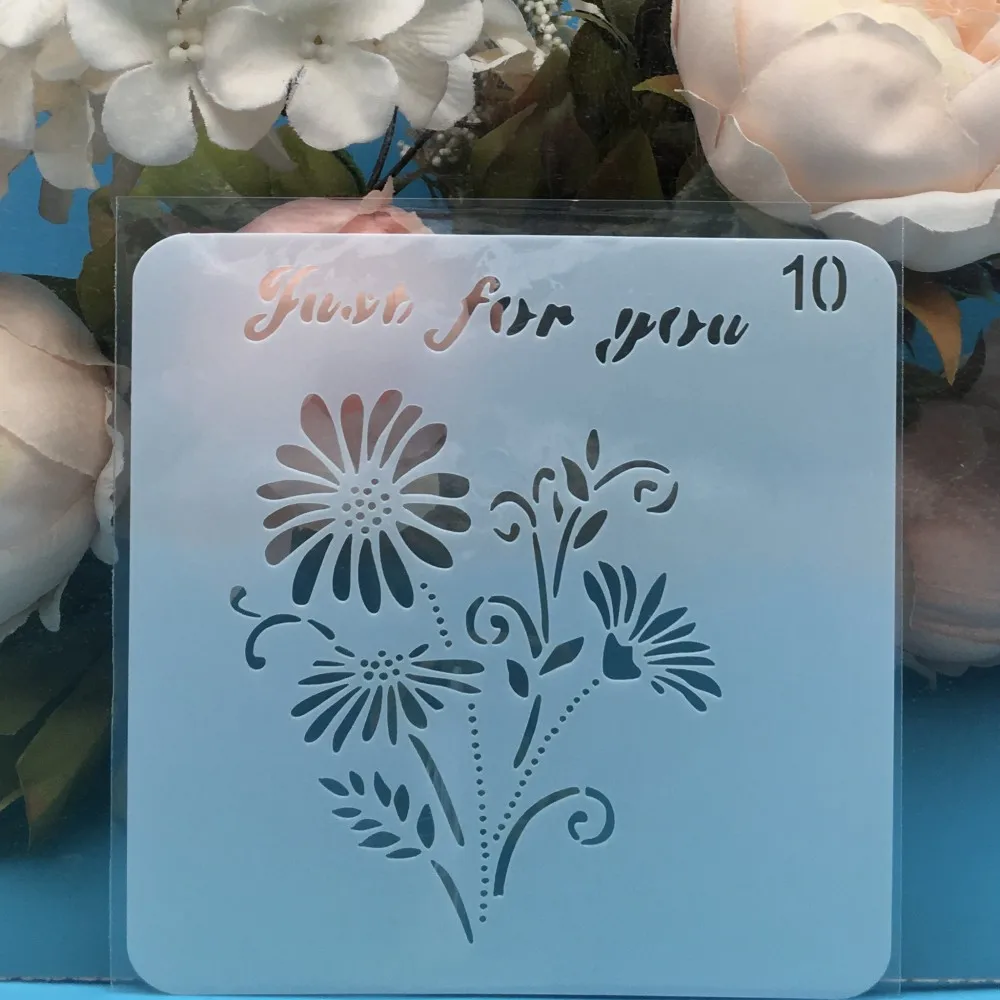 15cm Just for you Flower DIY Layering Stencils Wall Painting Scrapbook Coloring Embossing Album Decorative Card Template
15cm Just for you Flower DIY Layering Stencils Wall Painting Scrapbook Coloring Embossing Album Decorative Card Template