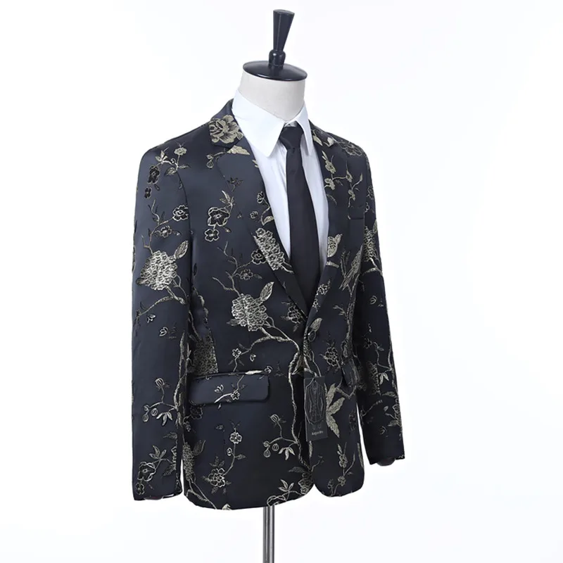 New men's casual blazer men's high quality printed jacket men's slim fashion suit jacket custom size
New men's casual blazer men's high quality printed jacket men's slim fashion suit jacket custom size