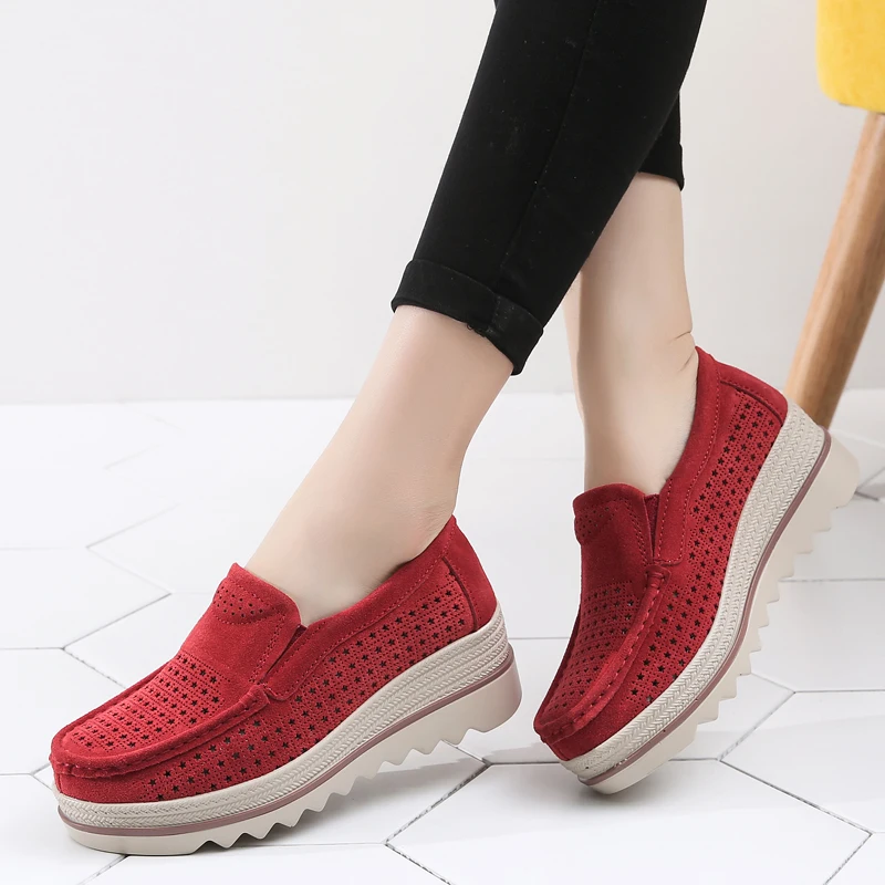 New Summer Ladies Shoes Hollow Platform Sneakers Women Casual Shoes Suede Slip On Wedges Heels Shoes Woman Plus Size 42 WSH3349
New Summer Ladies Shoes Hollow Platform Sneakers Women Casual Shoes Suede Slip On Wedges Heels Shoes Woman Plus Size 42 WSH3349
