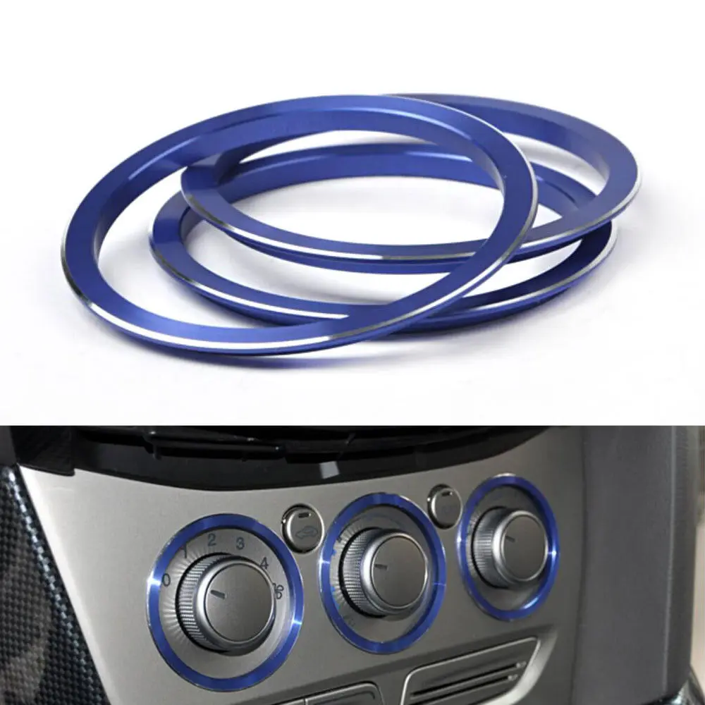 BBQ@FUKA Fit For 2012 Focus Car Air-condition Adjustment Knobs Button Cover Trim Ring 3Pcs Blue Styling Sticker aluminium alloy
BBQ@FUKA Fit For 2012 Focus Car Air-condition Adjustment Knobs Button Cover Trim Ring 3Pcs Blue Styling Sticker aluminium alloy