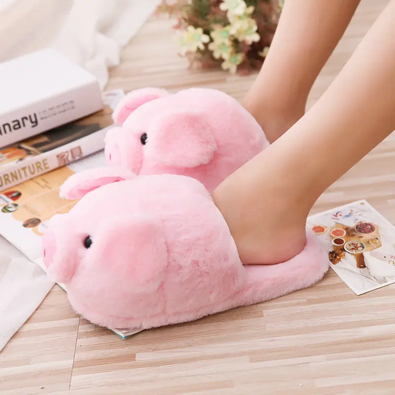 Winter new style Pink little pig house adult girl slippers lady warm cotton plush head silent indoor flor women shoes
Winter new style Pink little pig house adult girl slippers lady warm cotton plush head silent indoor flor women shoes