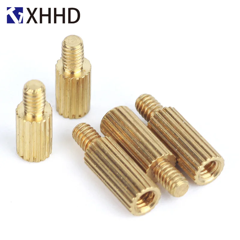 M2 Brass Male Female Knurl Standoff Mount Single Round Threaded Pillar PCB Motherboard Spacer Hollow Bolt Screw M2xL+3mm
M2 Brass Male Female Knurl Standoff Mount Single Round Threaded Pillar PCB Motherboard Spacer Hollow Bolt Screw M2xL+3mm