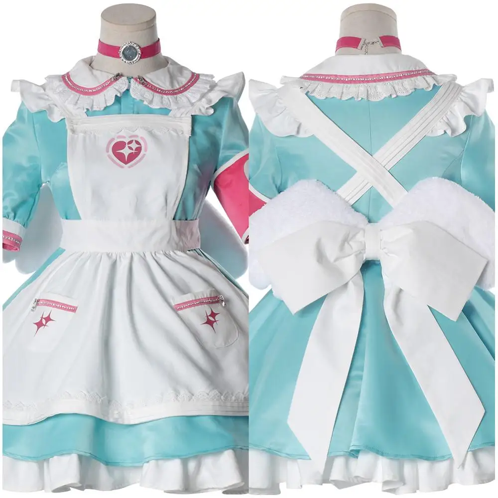 Girls Yumemi Riamu Cosplay Costume maid dress Full set Adult Halloween Carnival costumes
Girls Yumemi Riamu Cosplay Costume maid dress Full set Adult Halloween Carnival costumes