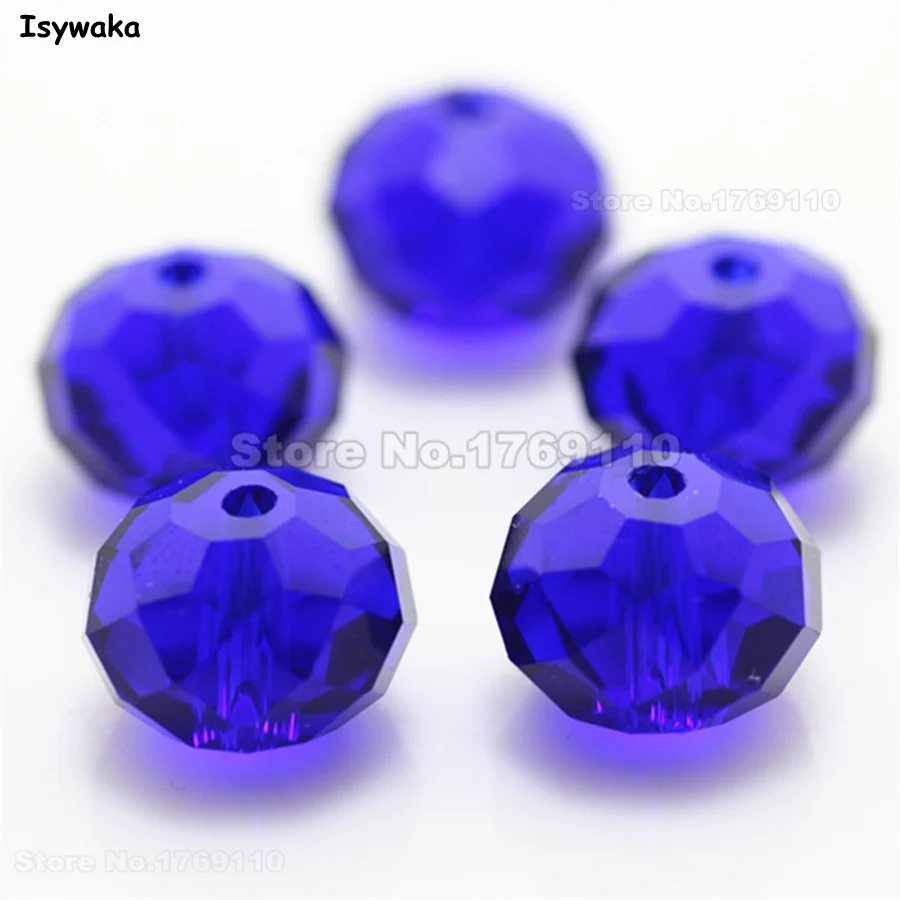Isywaka Deep Blue Color 10*12mm 70pcs Rondelle Austria faceted Crystal Glass Beads Loose Spacer Round Beads for Jewelry Making
Isywaka Deep Blue Color 10*12mm 70pcs Rondelle Austria faceted Crystal Glass Beads Loose Spacer Round Beads for Jewelry Making