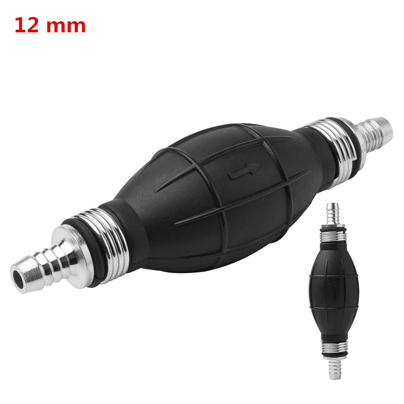 12mm High-Quality Alloy + Rubber Fuel Primer Pump Petrol Gasoline Suitable for Carburettor and Low Pressure Fuel Systems
12mm High-Quality Alloy + Rubber Fuel Primer Pump Petrol Gasoline Suitable for Carburettor and Low Pressure Fuel Systems