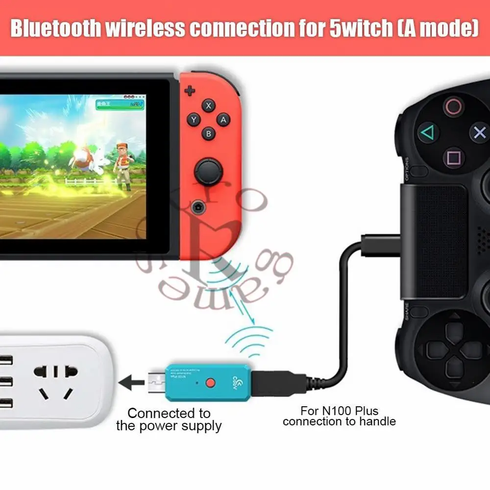 Bluetooth N100 PLUS Sem Fio Adaptador Lidar Com прерыватель разговорный Para PS4 Для Nintendo Xbox one|Запасные
