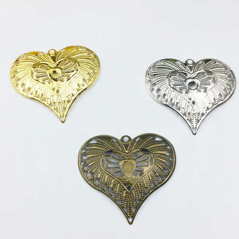 20pcs 35x40mm Filigree Heart Wraps Metal Charms For Embellishment Scrapbook DIY Jewelry Craft Wraps Connectors Metal Crafts
20pcs 35x40mm Filigree Heart Wraps Metal Charms For Embellishment Scrapbook DIY Jewelry Craft Wraps Connectors Metal Crafts