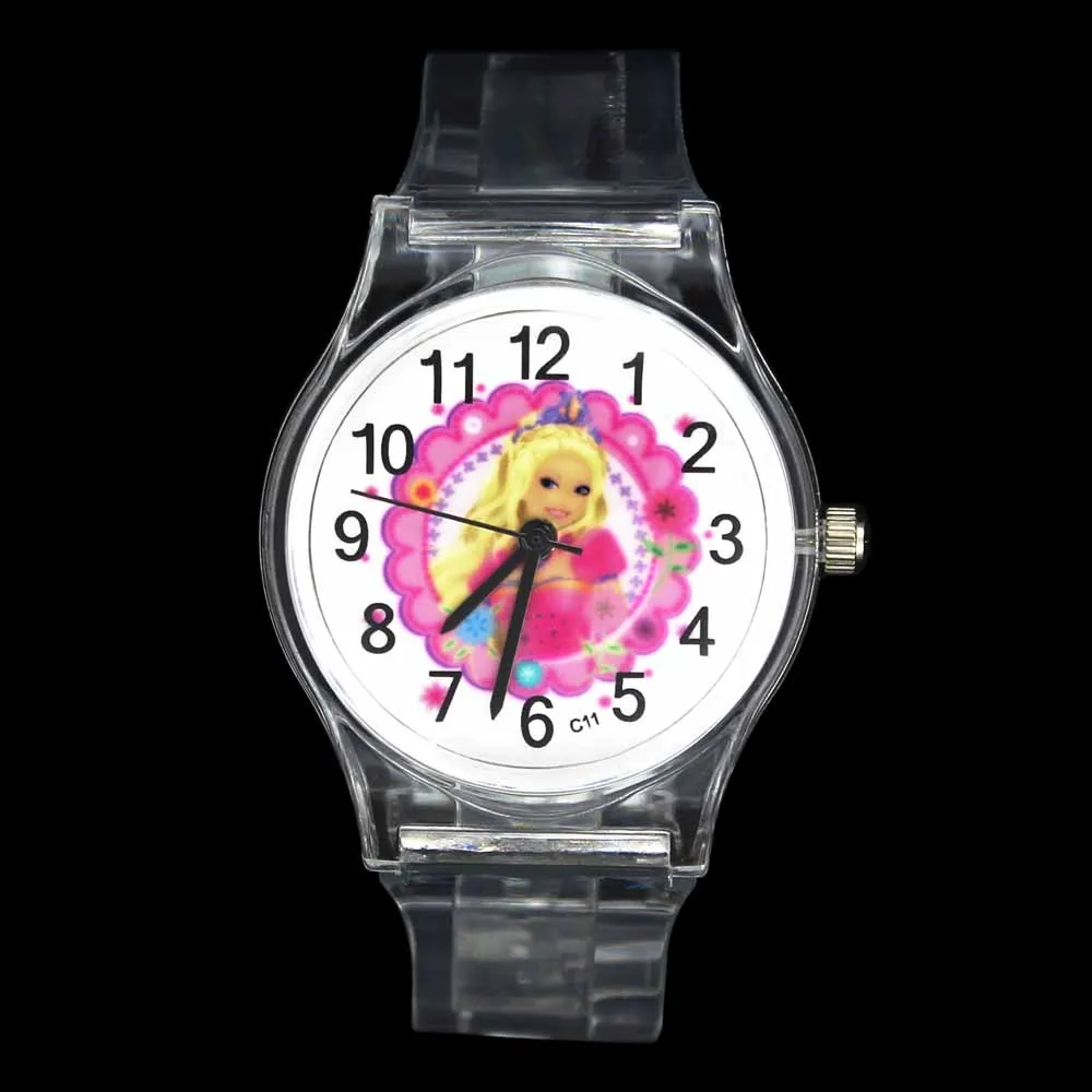 Beautiful Princess Cartoon Kids Children Quartz Watch Jewelry Boy Girl Rubber Transparent Baby Birthday Gift Wrist Watches
Beautiful Princess Cartoon Kids Children Quartz Watch Jewelry Boy Girl Rubber Transparent Baby Birthday Gift Wrist Watches