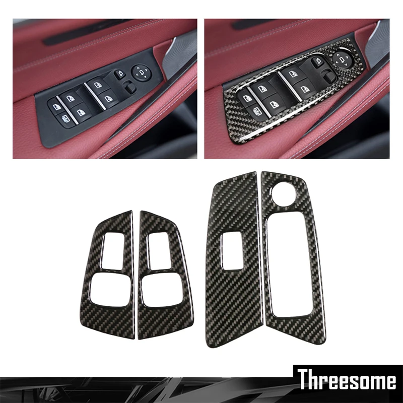 Carbon Fiber Car Window Lifter Control Frame Window Switch Decor Armrest Panel Refit Sticker for BMW F07 5GT 2011-2017
Carbon Fiber Car Window Lifter Control Frame Window Switch Decor Armrest Panel Refit Sticker for BMW F07 5GT 2011-2017