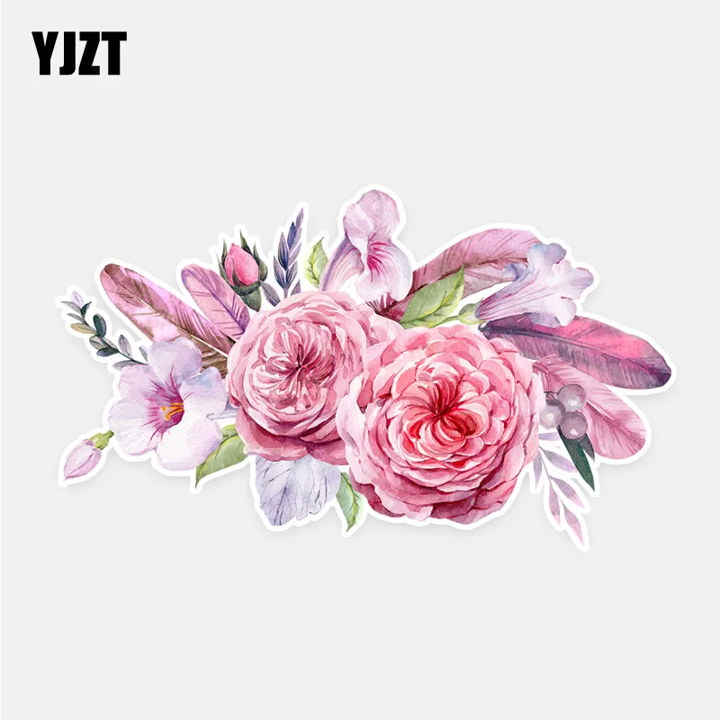 YJZT 13.9*8.1CM Mysterious Colored Flowers Decor Car Stickers Personalized 11A0784
YJZT 13.9*8.1CM Mysterious Colored Flowers Decor Car Stickers Personalized 11A0784