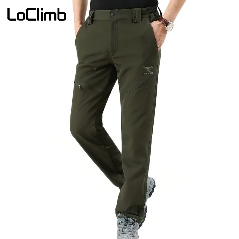 LoClimb Men's Winter Hiking Pants Men Warm Polar Fleece Softshell Trousers Outdoor Ski Camping Trekking Waterproof Pants AM352
LoClimb Men's Winter Hiking Pants Men Warm Polar Fleece Softshell Trousers Outdoor Ski Camping Trekking Waterproof Pants AM352